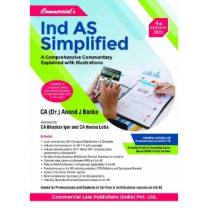 Commercial's Ind AS Simplified by CA. Anand J. Banka [2021 Edn.]